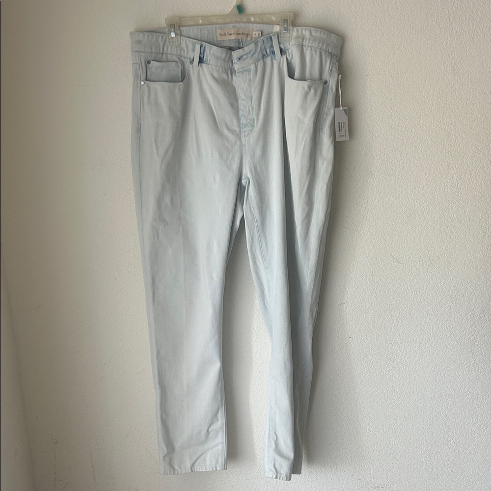 Soft Surroundings Sky Blue Trousers